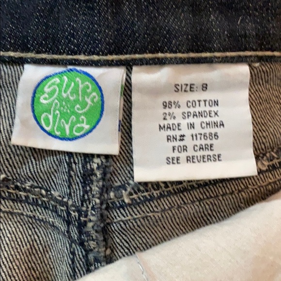 Rare💋DENIM MINI SKIRT💋 - Picture 4 of 5